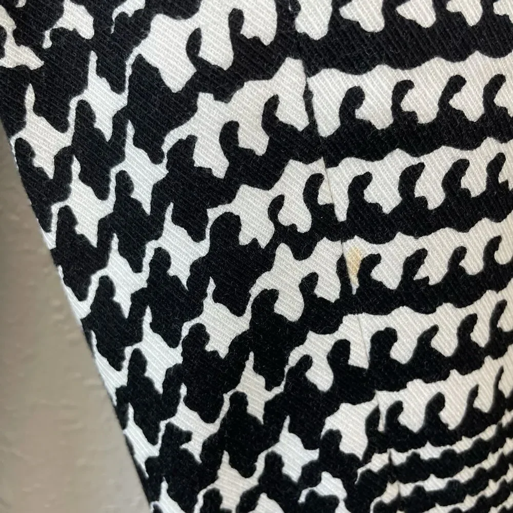 Etcetera Black and White Cropped Pants Size 2